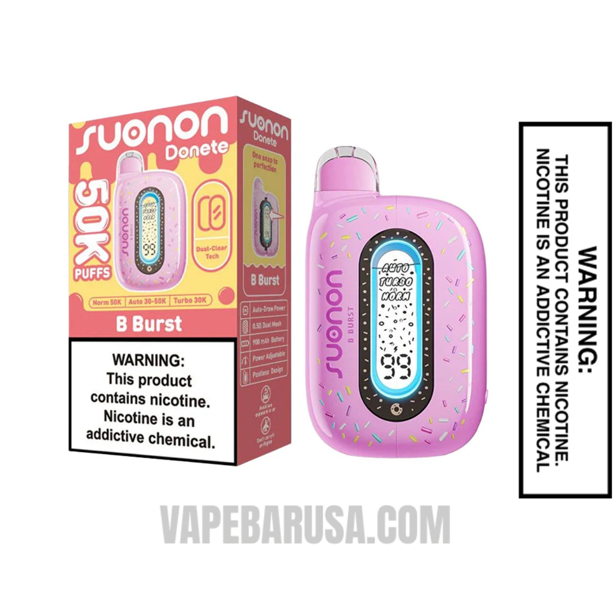 B Burst Suonon Donete 50k Disposable Vape With Package Box B Burst Suonon Donete 50k Disposable Vape With Package Box
