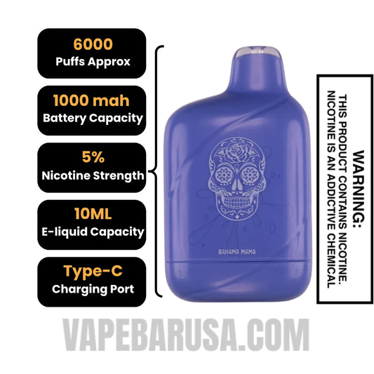 Bahama Mama Esco Bars 6000 Puffs Disposable Vape Bahama Mama Esco Bars 6000 Puffs Disposable Vape