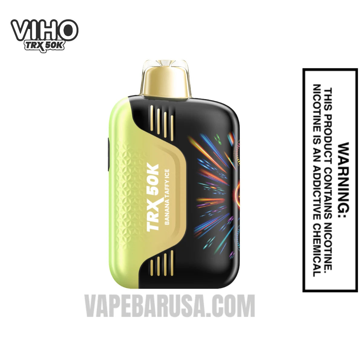 Banana Taffy Ice VIHO TRX 50K Disposable Vape Banana Taffy Ice VIHO TRX 50K Disposable Vape
