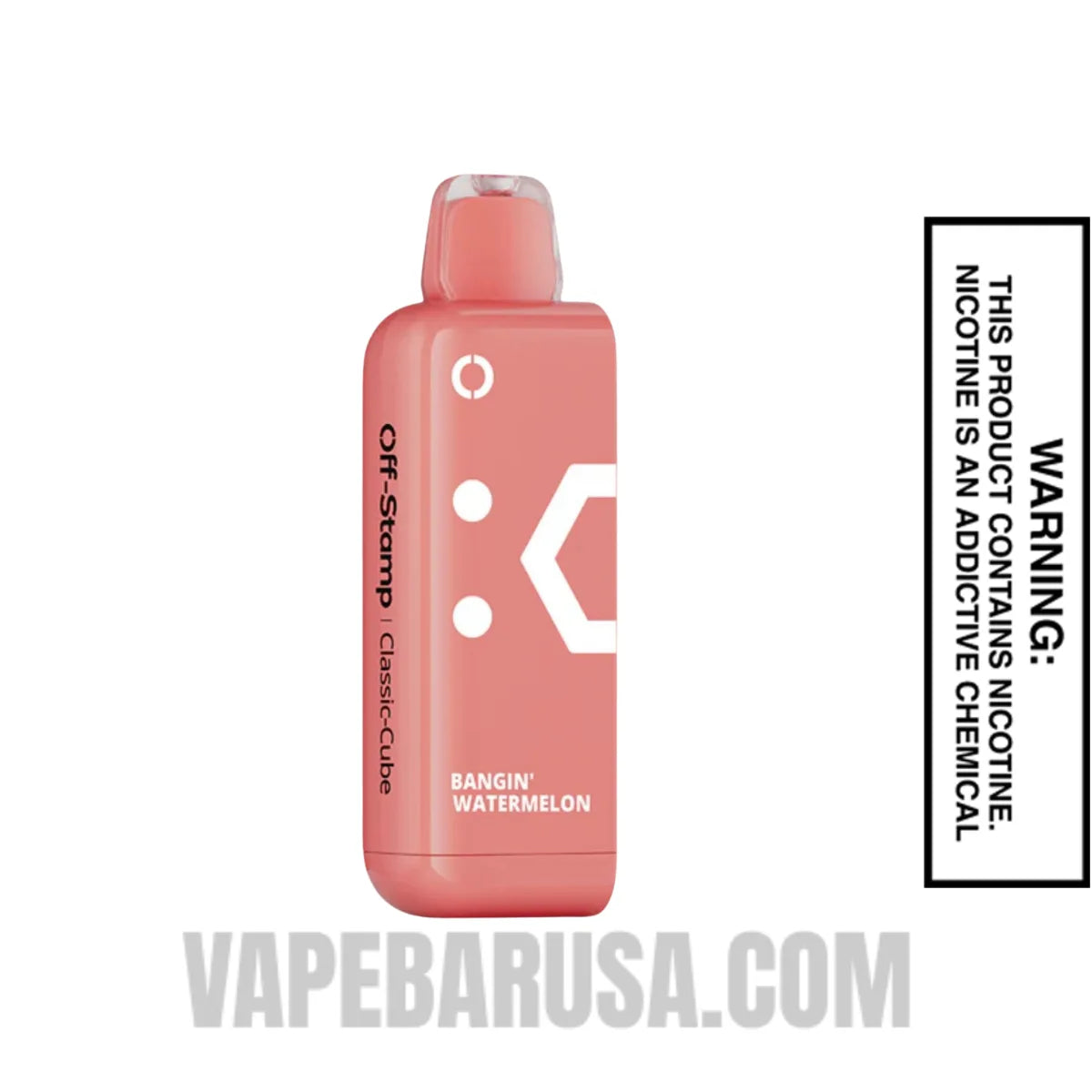 Bangin Watermelon Off Stamp Classic Cube 25K Disposable Pod Bangin Watermelon Off Stamp Classic Cube 25K Disposable Pod