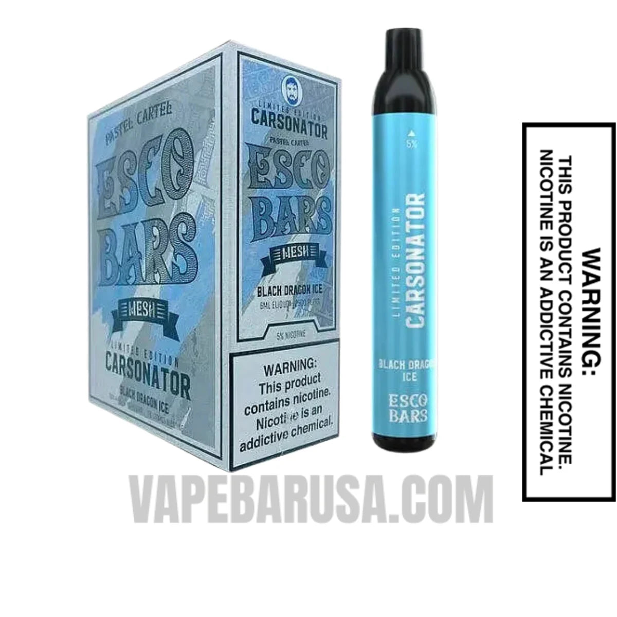 Black Dragon Ice Esco Bars 2500 Puffs Disposable Vape with Bundle Pack Black Dragon Ice Esco Bars 2500 Puffs Disposable Vape with Bundle Pack