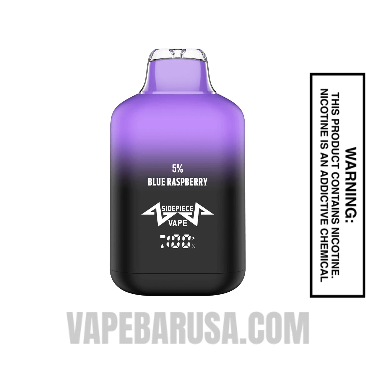 Blue Raspberry Sidepiece SP8000 Disposable Vape Blue Raspberry Sidepiece SP8000 Disposable Vape