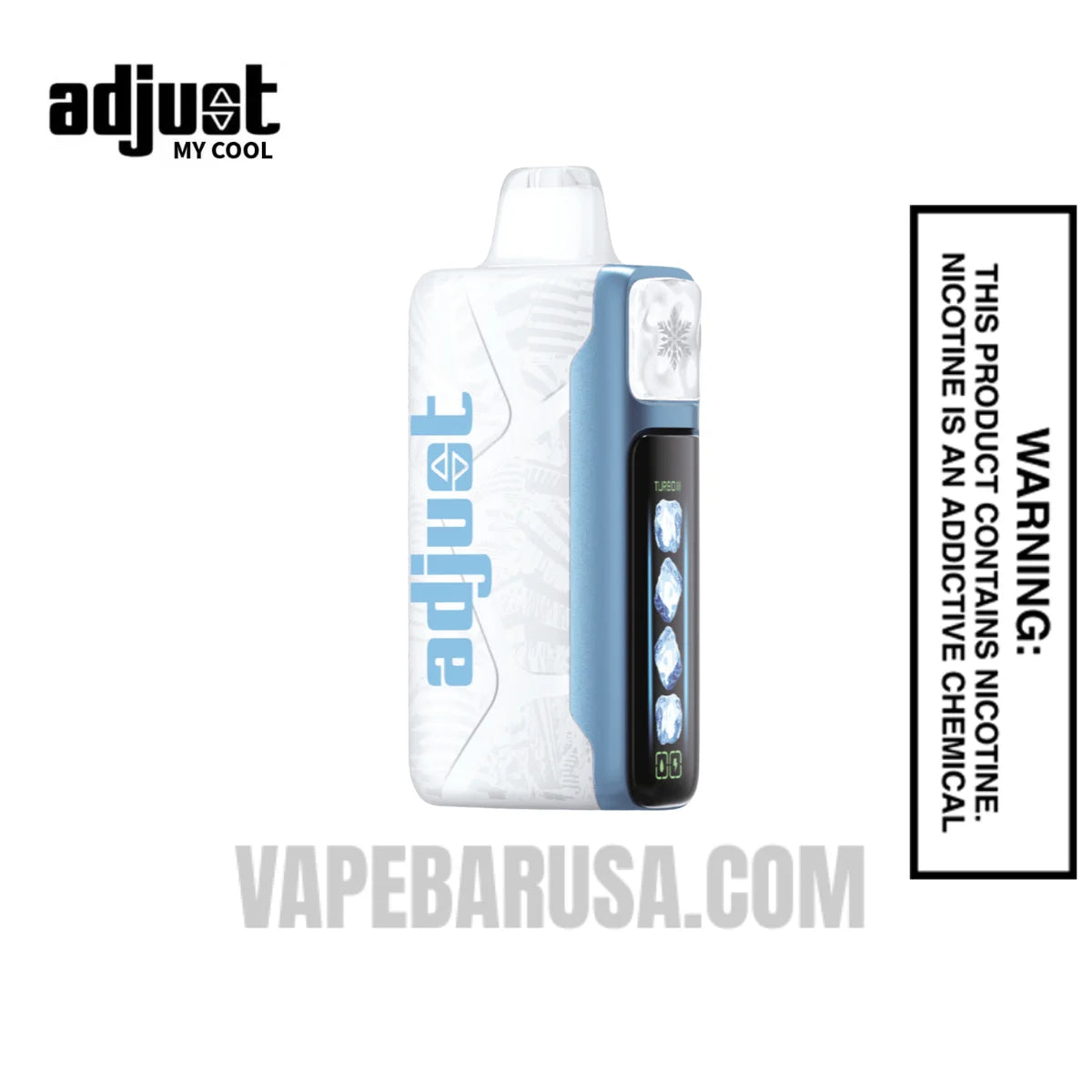 Blue Razz Ice Adjust MyCool 40K Disposable Vape Blue Razz Ice Adjust MyCool 40K Disposable Vape