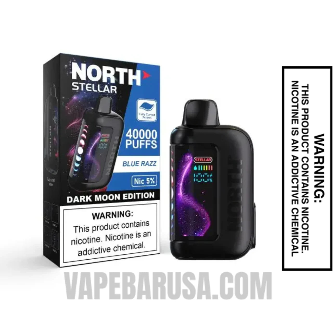 Blue Razz Ice North Stellar Dark Moon 40K Disposable Vape with Package Box Blue Razz Ice North Stellar Dark Moon 40K Disposable Vape with Package Box