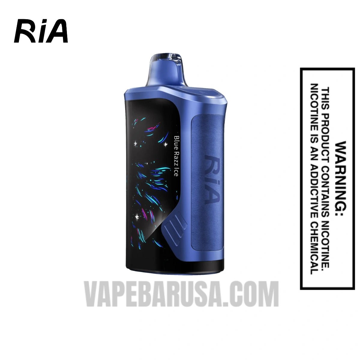 Blue Razz Ice Ria NV30K Disposable Vape
Blue Razz Ice Ria NV30K Disposable Vape