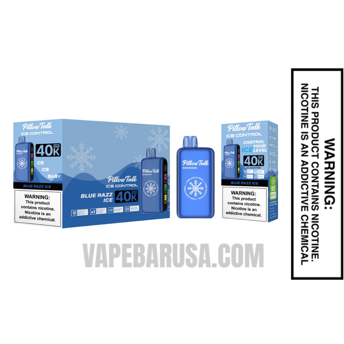 Blue Razz Ice Pillow Talk IC40000 Disposable Vape Blue Razz Ice Pillow Talk IC40000 Disposable Vape