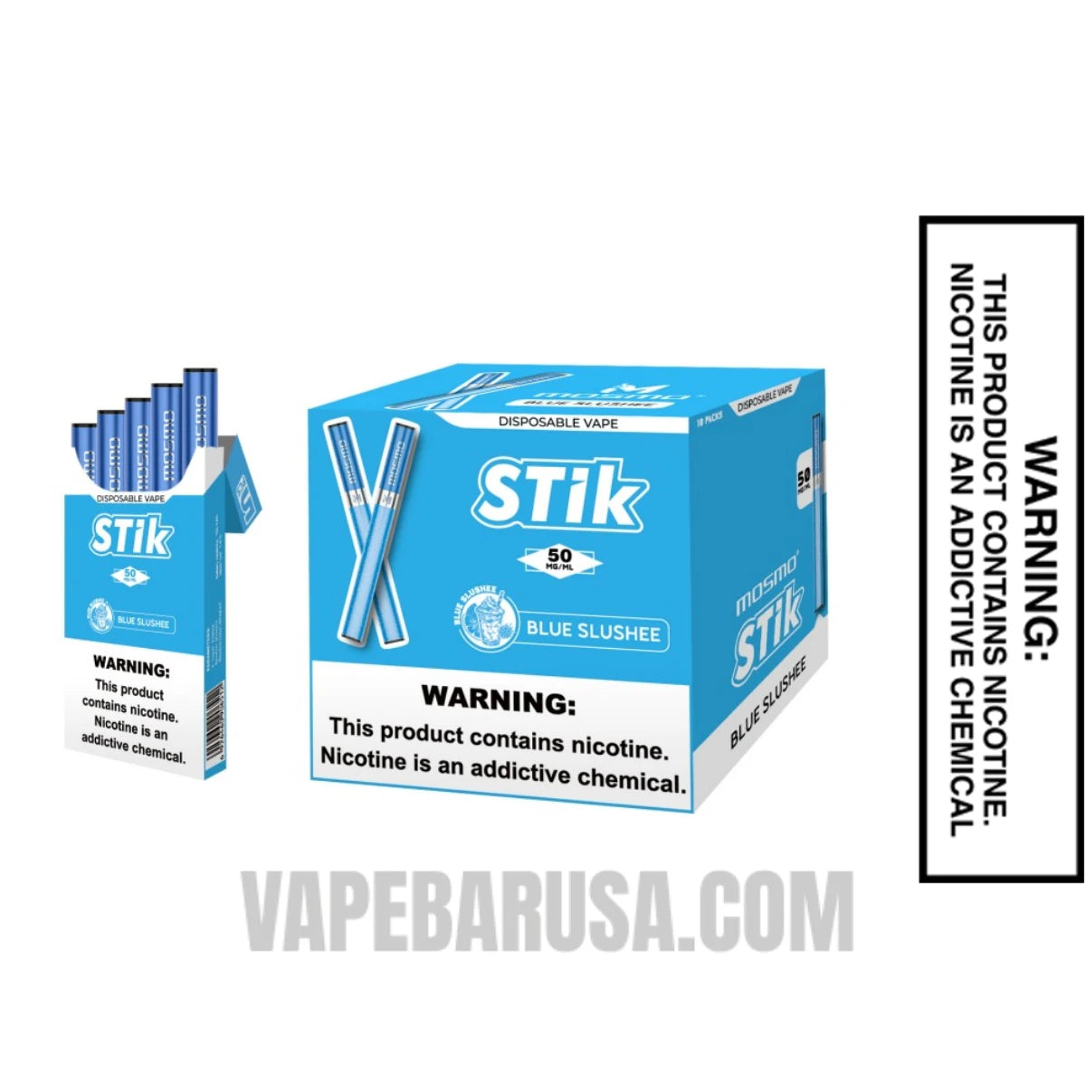 Blue Slushee MOSMO Stik Disposable With Bundle Pack Blue Slushee MOSMO Stik Disposable With Bundle Pack