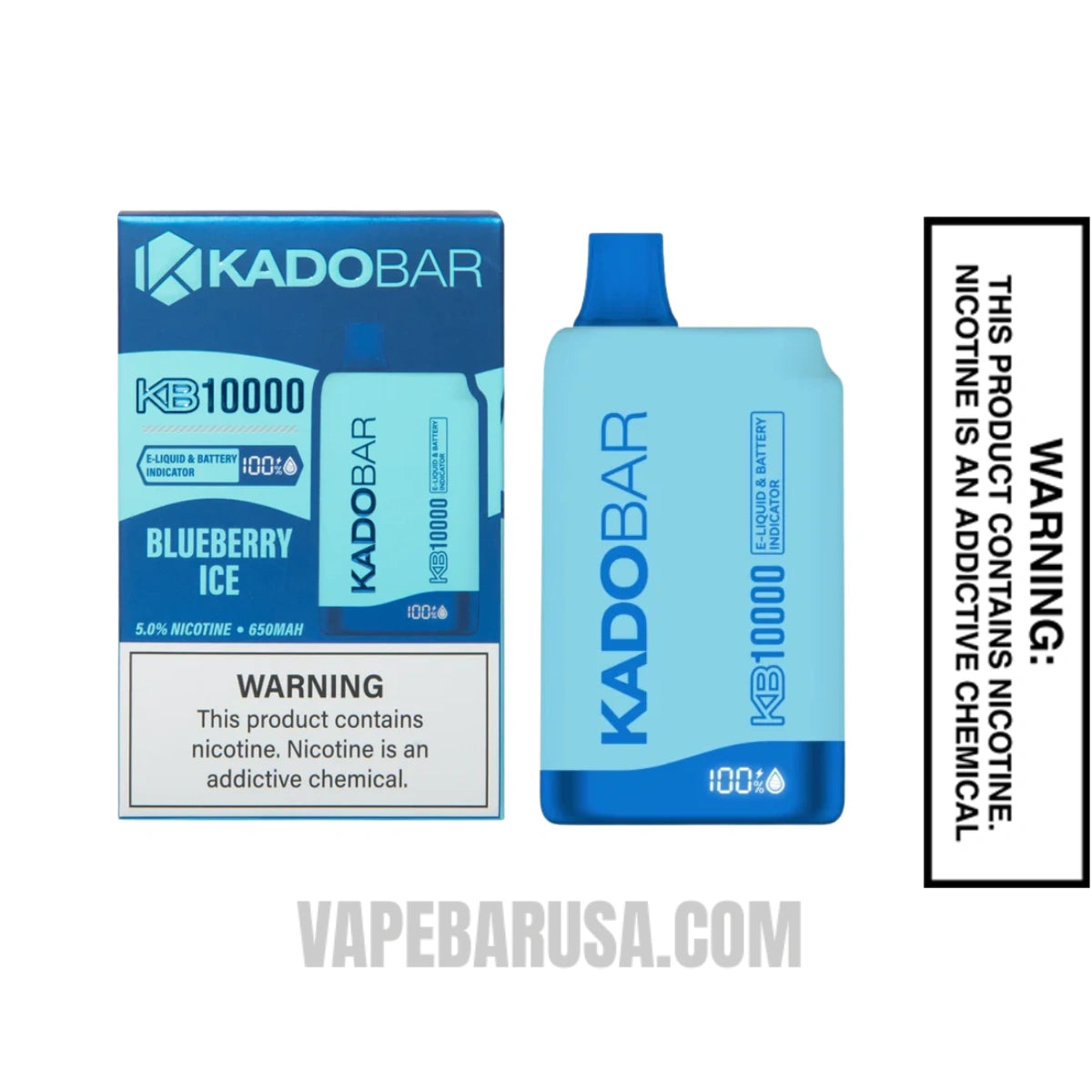 Blueberry Ice Kado Bar KB10000 Disposable Vape With Package Box Blueberry Ice Kado Bar KB10000 Disposable Vape With Package Box