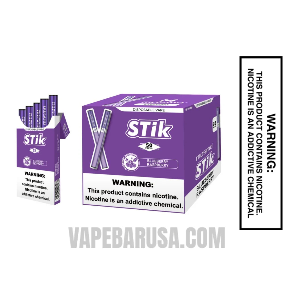 Blueberry Raspberry MOSMO Stik Disposable With Bundle Box Blueberry Raspberry MOSMO Stik Disposable With Bundle Box