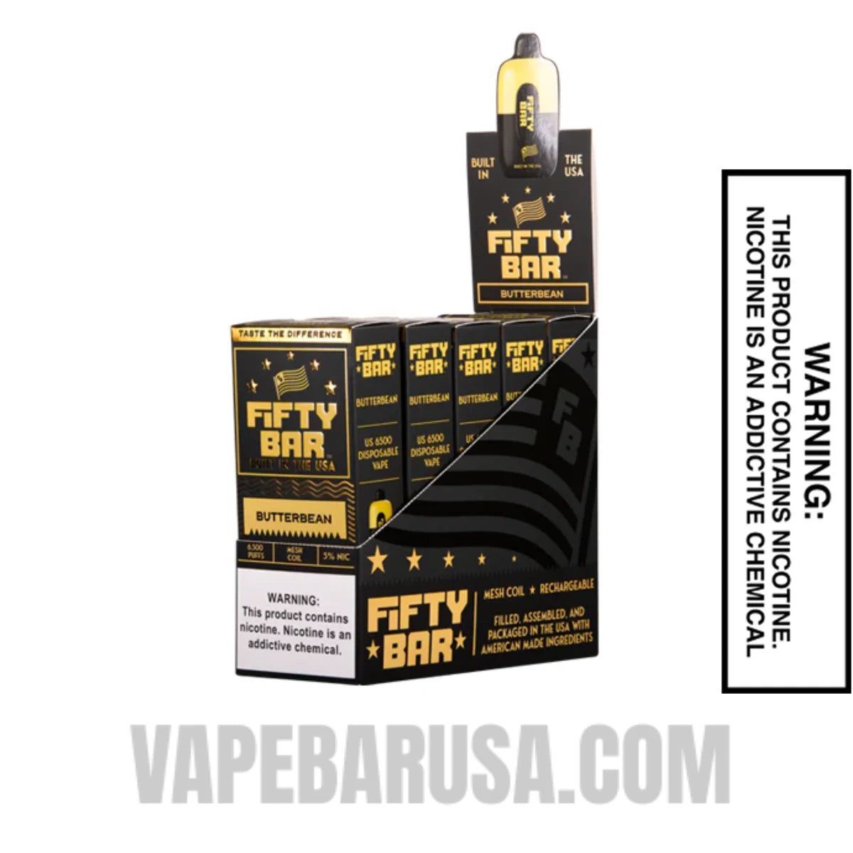 Butterbean Fifty Bar 20k Disposable Vape With Bundle Pack Butterbean Fifty Bar 20k Disposable Vape With Bundle Pack