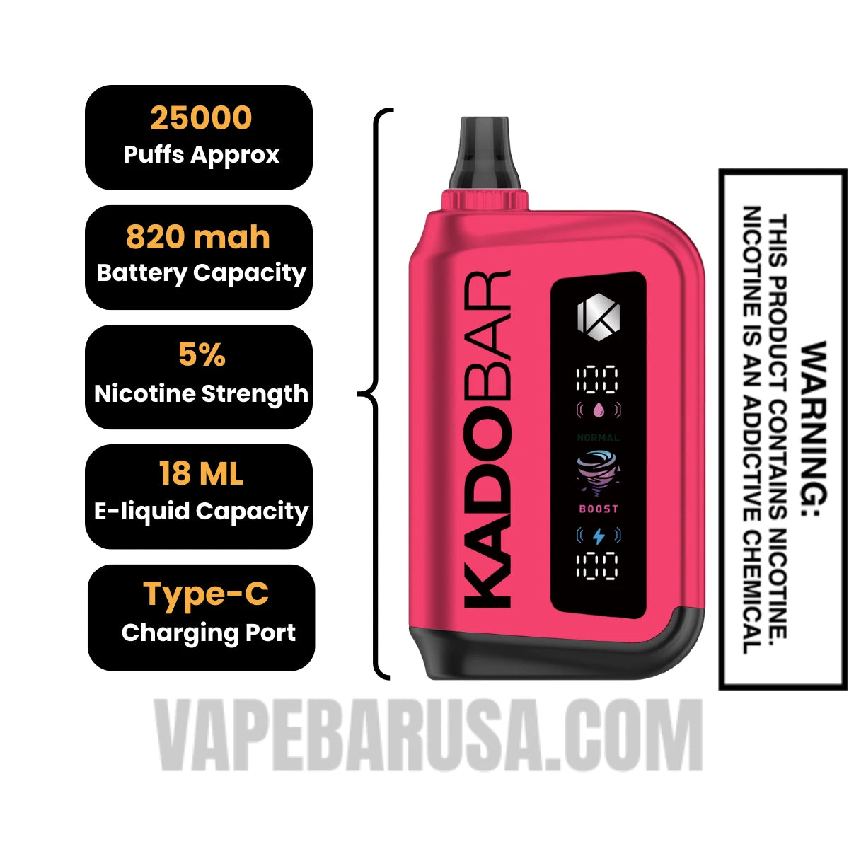 Cherry Hard Candy Kado Bar Rizz 25000 Disposable Vape Specifcations Cherry Hard Candy Kado Bar Rizz 25000 Disposable Vape Specifcations