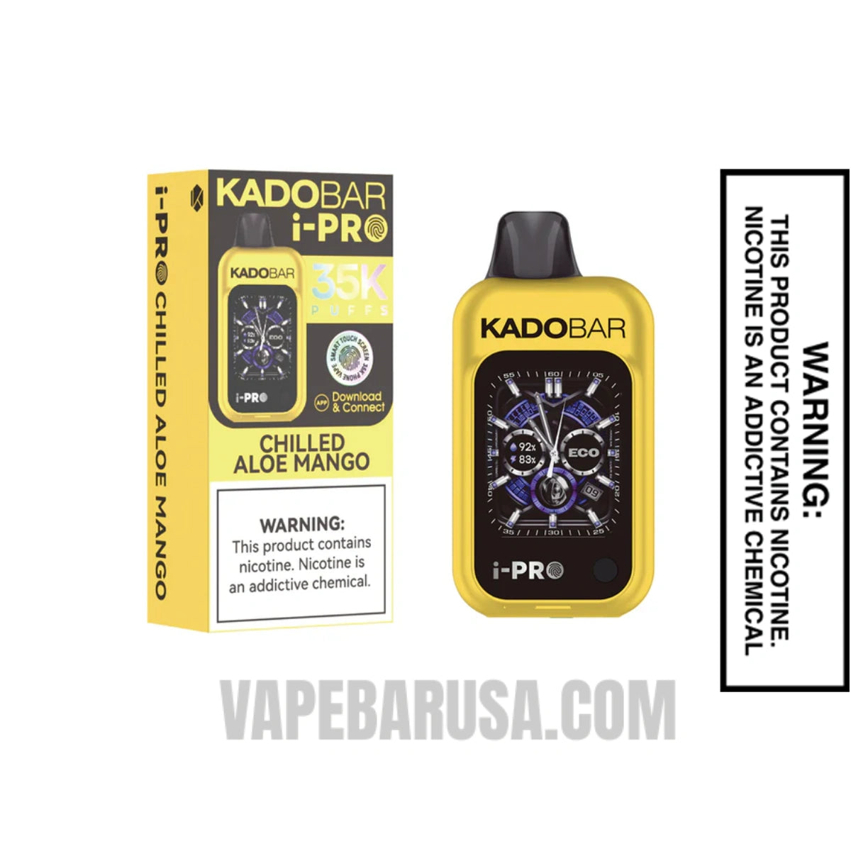 Chilled Aloe Mango Kado Bar i-Pro 35K Disposable Vape With Package Box Chilled Aloe Mango Kado Bar i-Pro 35K Disposable Vape With Package Box