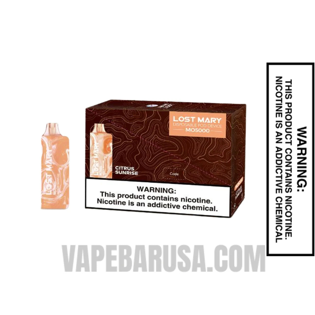Citrus Sunrise Lost Mary MO5000 Disposable Vape With bundle Box Citrus Sunrise Lost Mary MO5000 Disposable Vape With bundle Box