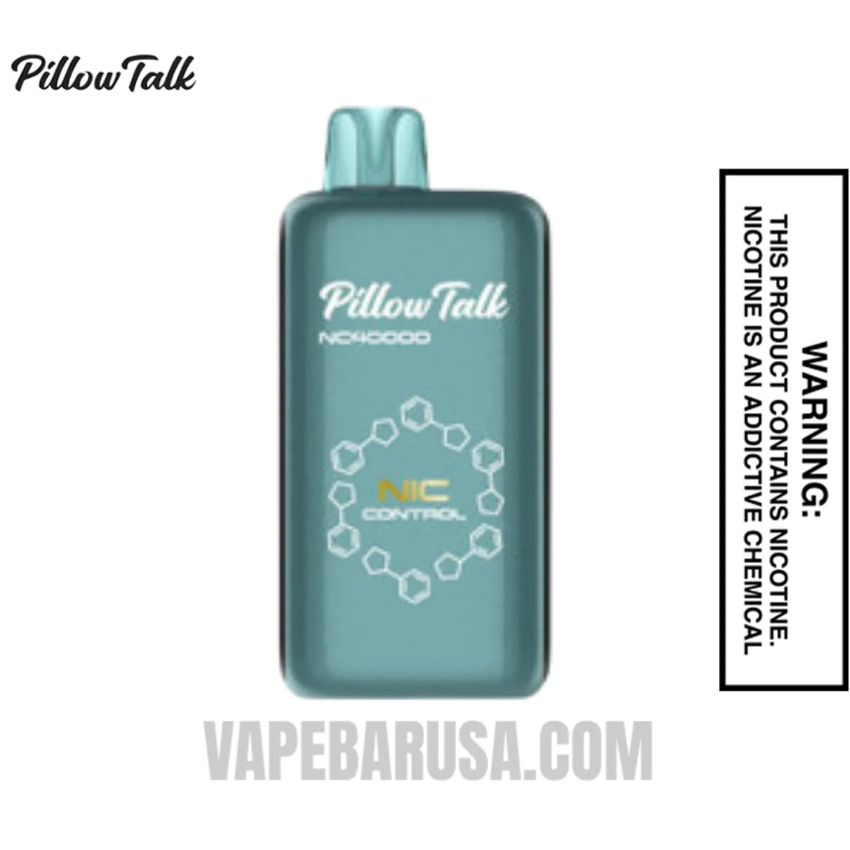 Cool Mint Pillow Talk Nic Control NC40000 Disposable Vape Cool Mint Pillow Talk Nic Control NC40000 Disposable Vape