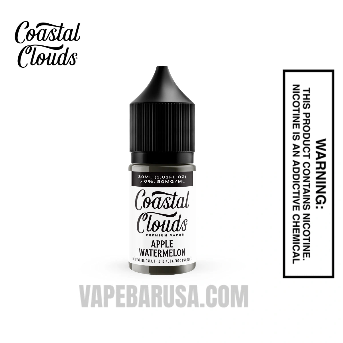Apple Watermelon Salt Coastal Clouds Salt Nic 30 ML Apple Watermelon Salt Coastal Clouds Salt Nic 30 ML
