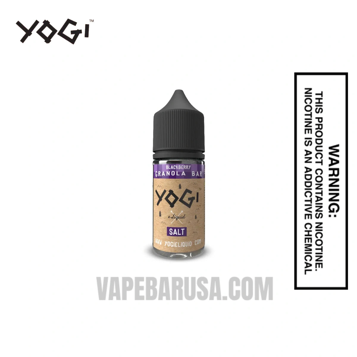 Blackberry Granola Bar Yogi Salt Nic Vape Juice 30 ML Blackberry Granola Bar Yogi Salt Nic Vape Juice 30 ML