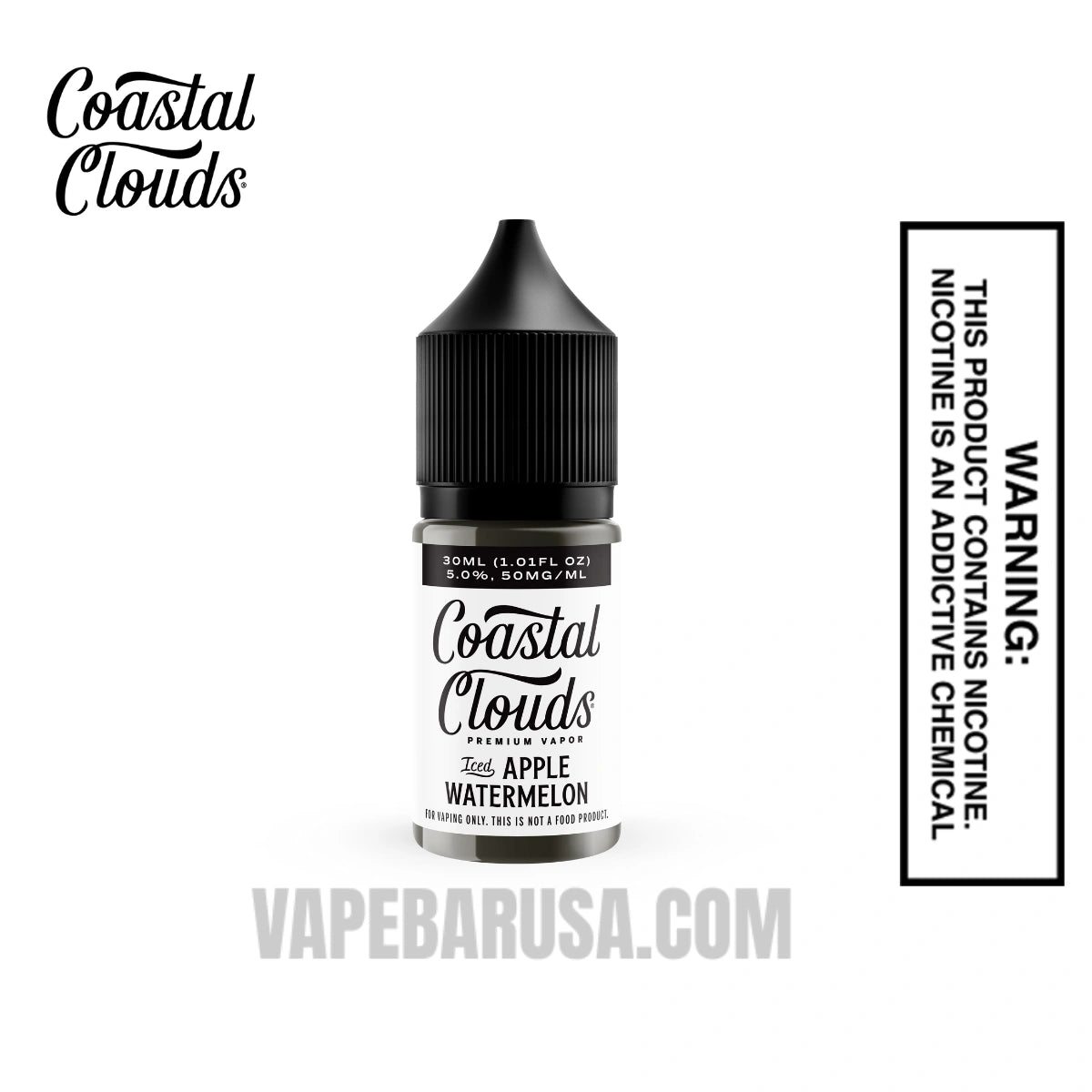 Iced Apple Watermelon Salt Coastal Clouds Salt Nic 30 ML Iced Apple Watermelon Salt Coastal Clouds Salt Nic 30 ML