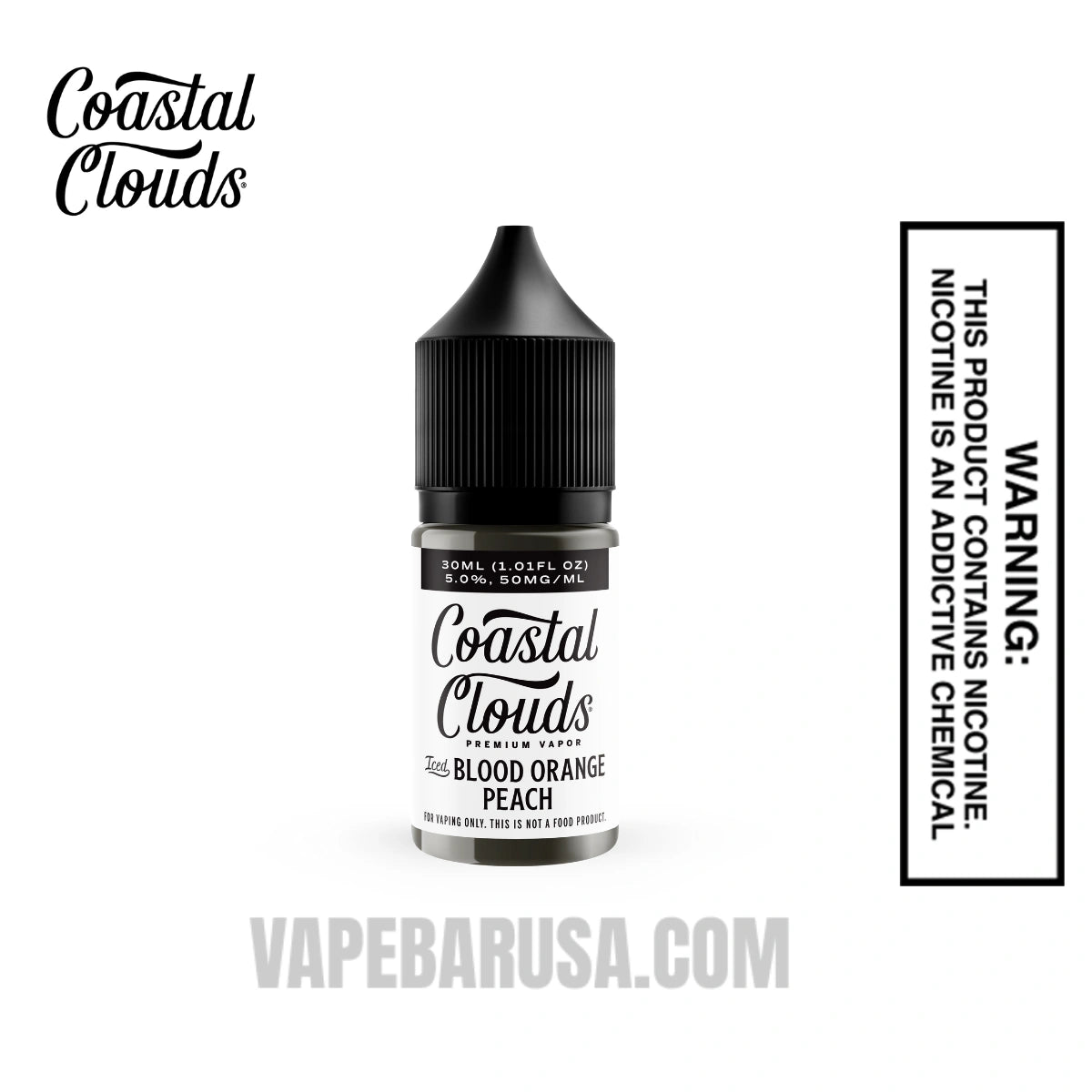 Iced Blood Orange Peach Salt Coastal Clouds Salt Nic 30 ML Iced Blood Orange Peach Salt Coastal Clouds Salt Nic 30 ML
