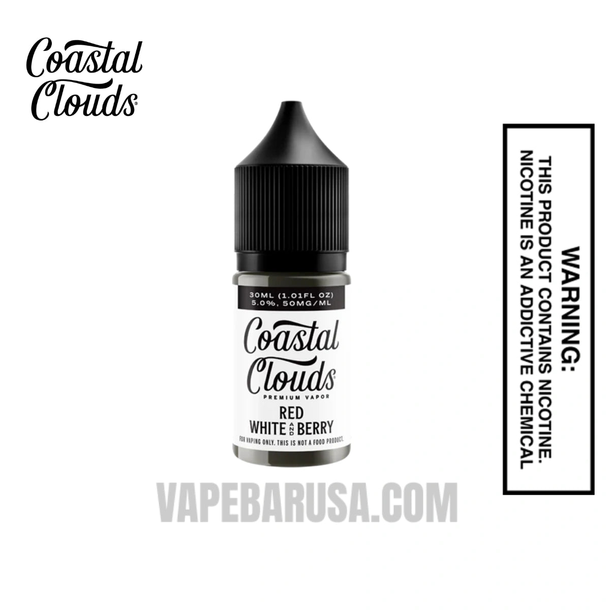 Red White and Berry Salt Coastal Clouds Salt Nic 30 ML Red White and Berry Salt Coastal Clouds Salt Nic 30 ML