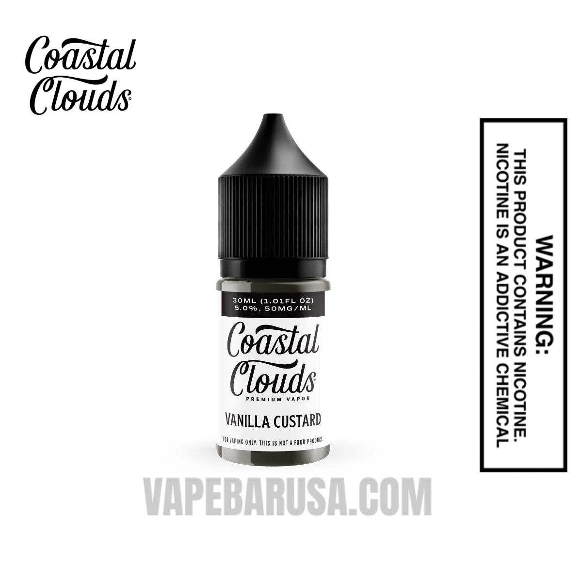 Vanilla Custard Salt Coastal Clouds Salt Nic 30 ML Vanilla Custard Salt Coastal Clouds Salt Nic 30 ML