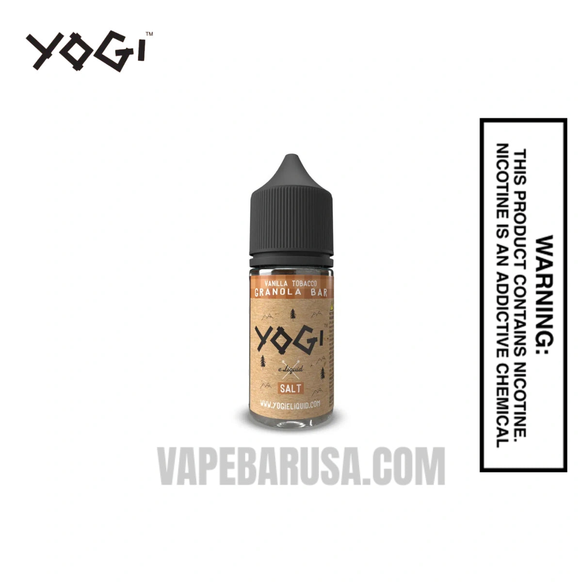 Vanilla Tobacco Granola Bar Yogi Salt Nic Vape Juice 30 ML Vanilla Tobacco Granola Bar Yogi Salt Nic Vape Juice 30 ML