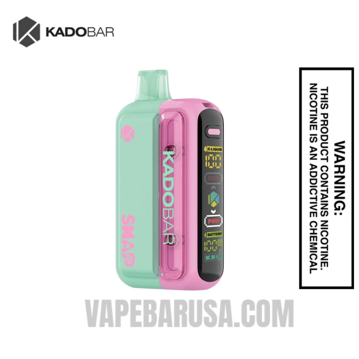 Watermelon Ice Kado Bar Snap 25K Disposable Vape Kit Watermelon Ice Kado Bar Snap 25K Disposable Vape Kit