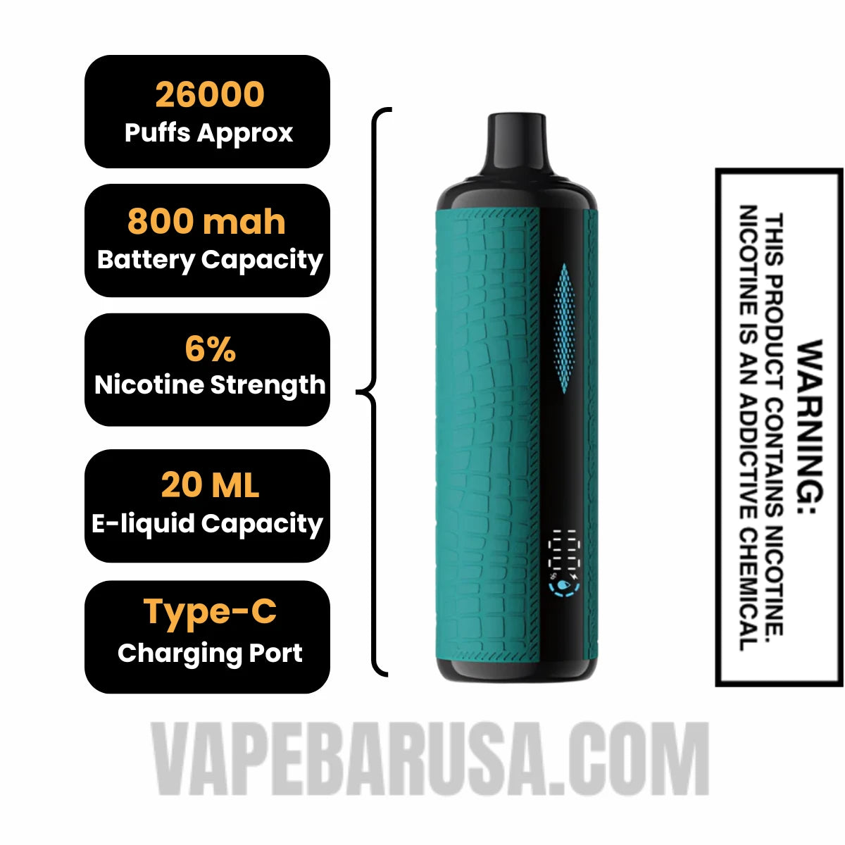 Fresh Melon Lost Mary x Urban Tale E Hookah Disposable Vape Specifications Fresh Melon Lost Mary x Urban Tale E Hookah Disposable Vape Specifications