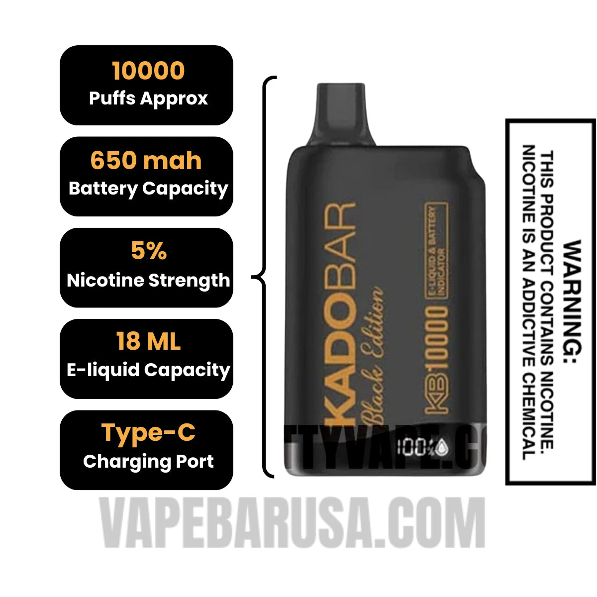 Frozen Bananas Kado Bar Black Edition Disposable Vape Frozen Bananas Kado Bar Black Edition Disposable Vape