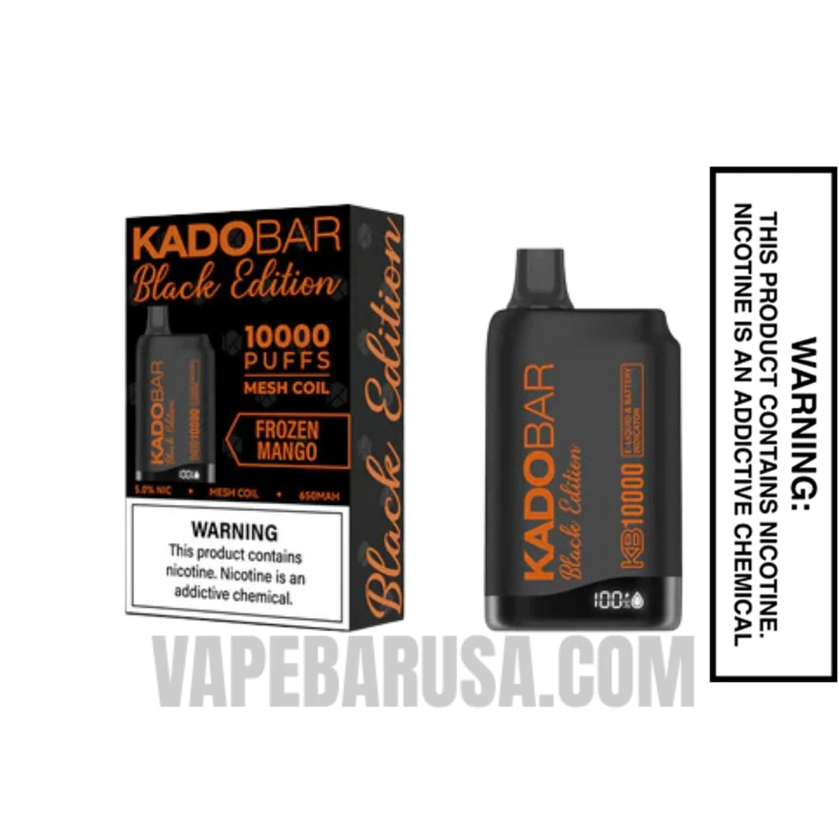 Frozen Mango Kado Bar Black Edition Disposable Vape Frozen Mango Kado Bar Black Edition Disposable Vape