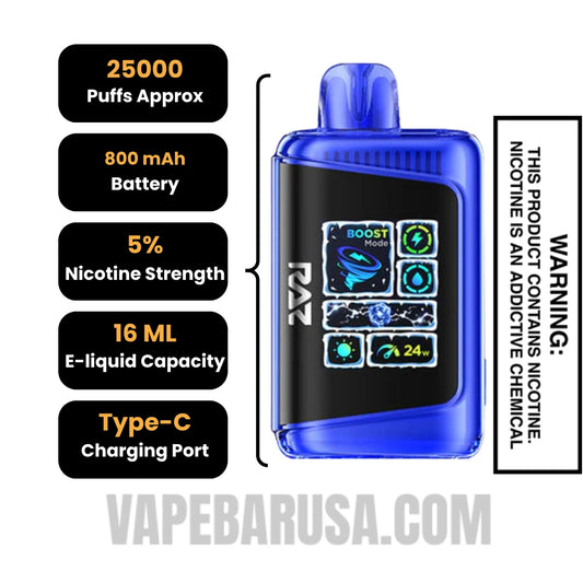 Frozen Dragonfruit Lemon RAZ DC25000 Frozen Edition Vape Frozen Dragonfruit Lemon RAZ DC25000 Frozen Edition Vape