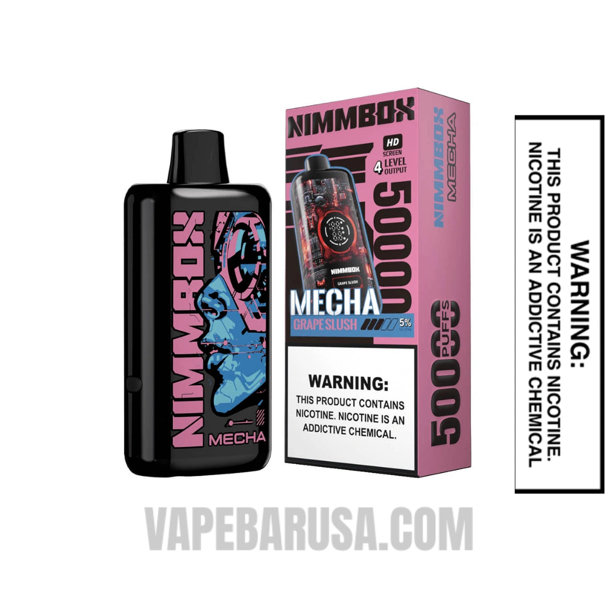 Grape Slush Nimmbox MECHA 50K Disposable Vape Grape Slush Nimmbox MECHA 50K Disposable Vape