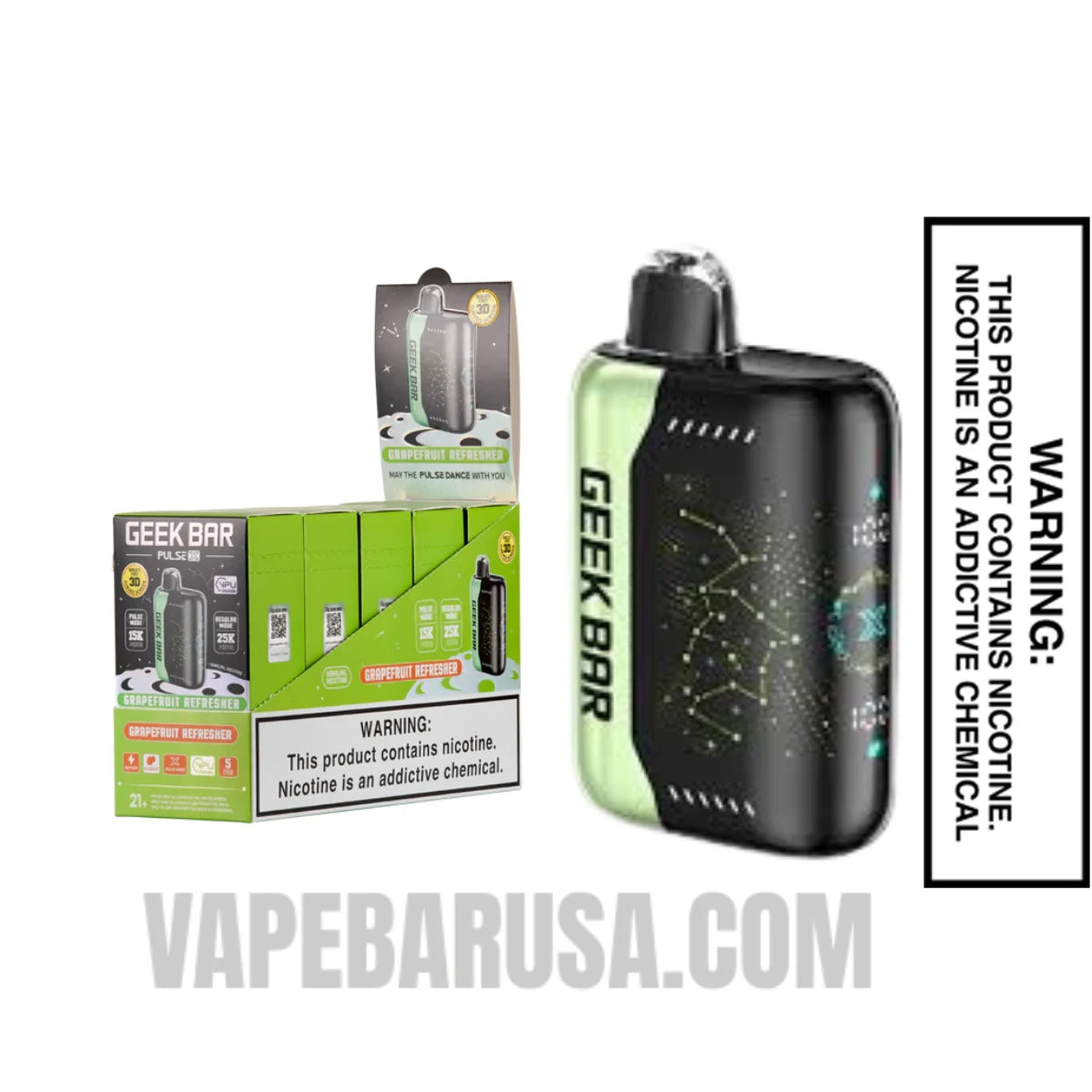 Grapefruit Refresher Geek Bar Pulse X Disposable Vape With Bundle Pack Grapefruit Refresher Geek Bar Pulse X Disposable Vape With Bundle Pack