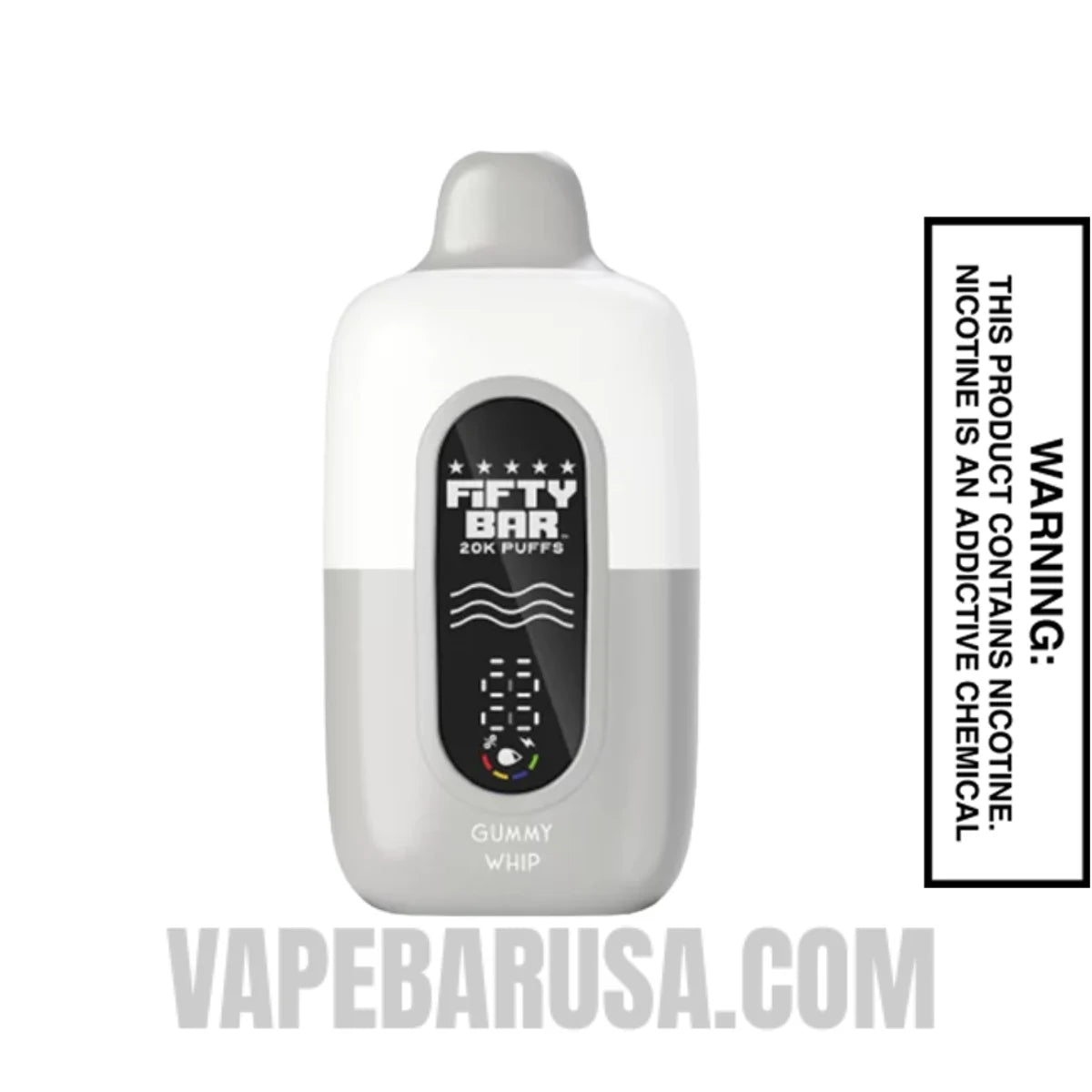 Gummy Whip Fifty Bar 20k Disposable Vape Gummy Whip Fifty Bar 20k Disposable Vape