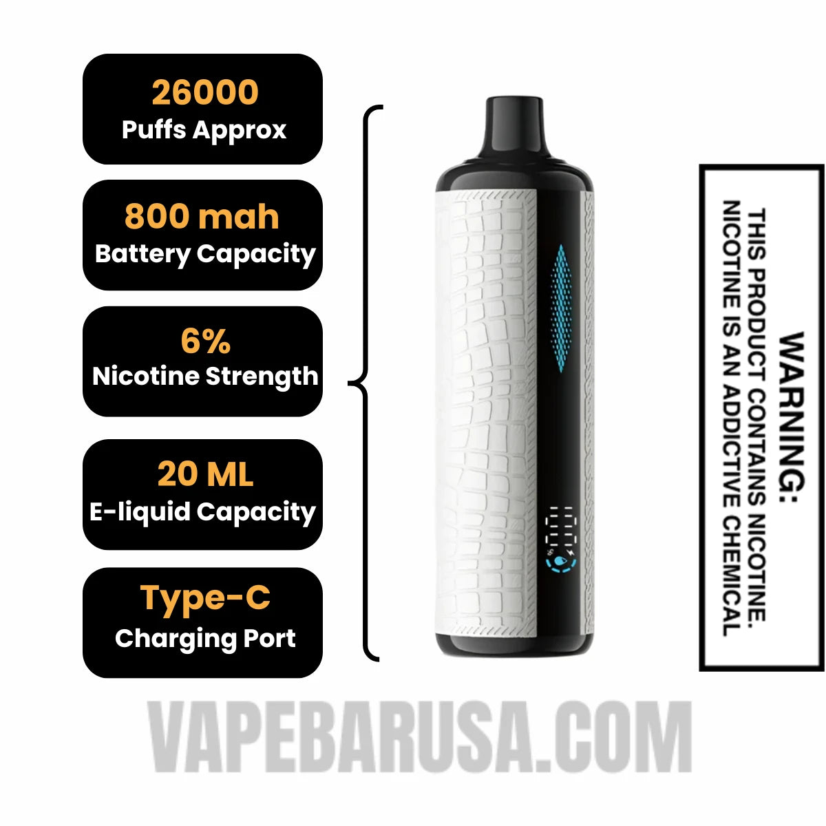 Lemon Mint Lost Mary x Urban Tale E Hookah Disposable Vape Specifications Lemon Mint Lost Mary x Urban Tale E Hookah Disposable Vape Specifications