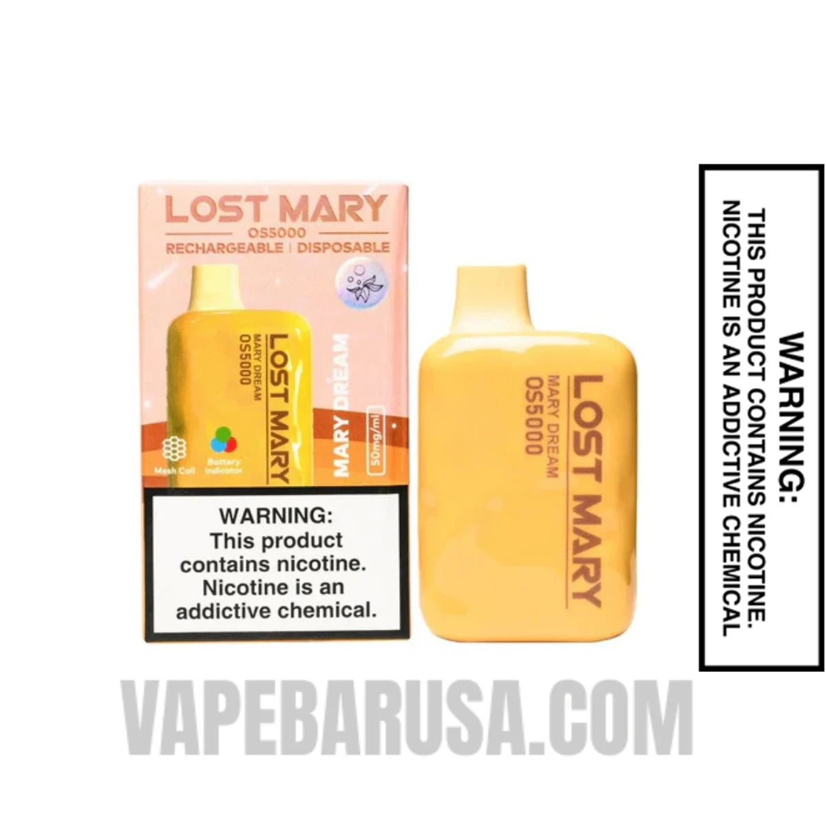 Mary Dream Lost Mary OS5000 Disposable Vape With Package Box Mary Dream Lost Mary OS5000 Disposable Vape With Package Box