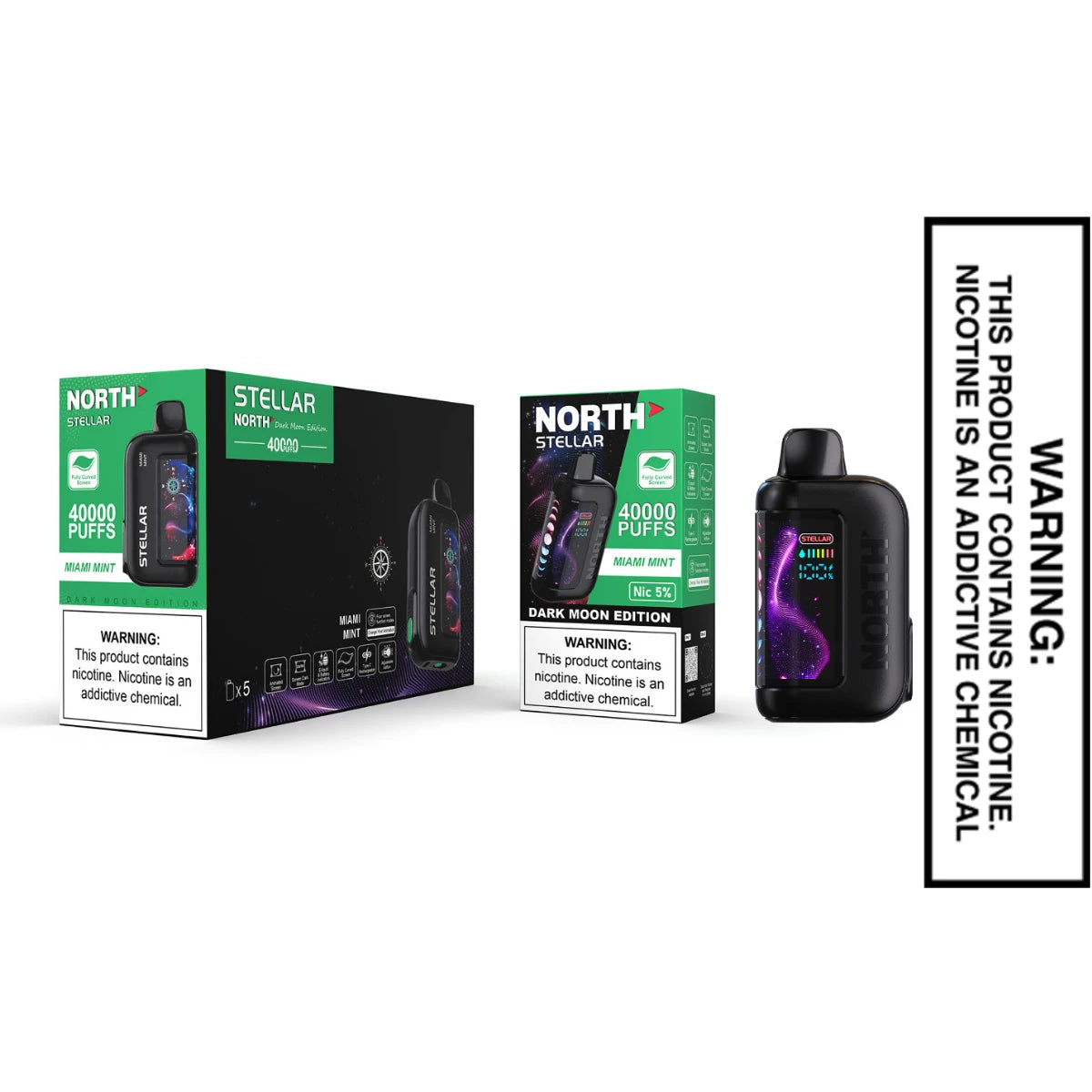 Miami Mint North Stellar Dark Moon 40K Disposable Vape Miami Mint North Stellar Dark Moon 40K Disposable Vape