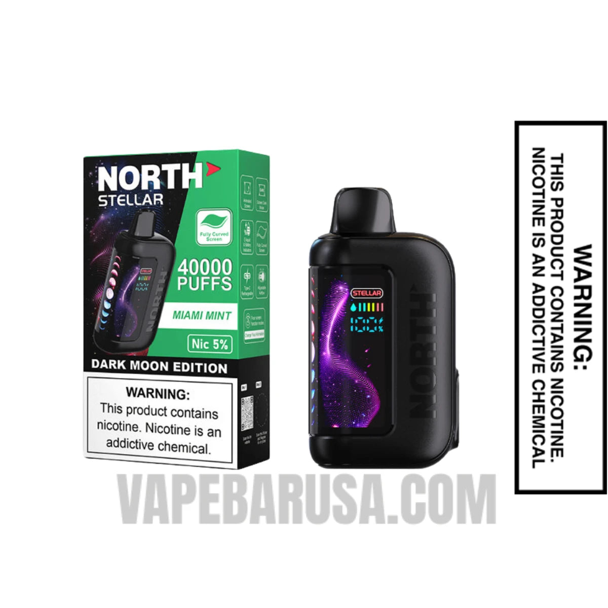 Miami Mint North Stellar Dark Moon 40K Disposable Vape Miami Mint North Stellar Dark Moon 40K Disposable Vape