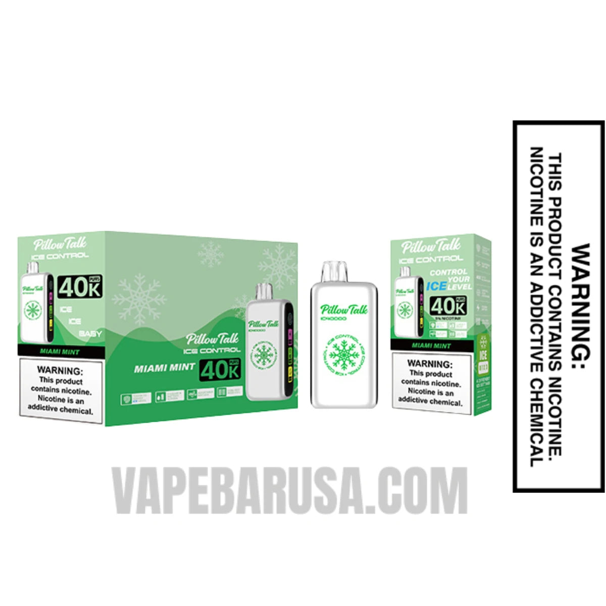 Miami Mint Pillow Talk IC40000 Disposable Vape With Bundle Pack Miami Mint Pillow Talk IC40000 Disposable Vape With Bundle Pack