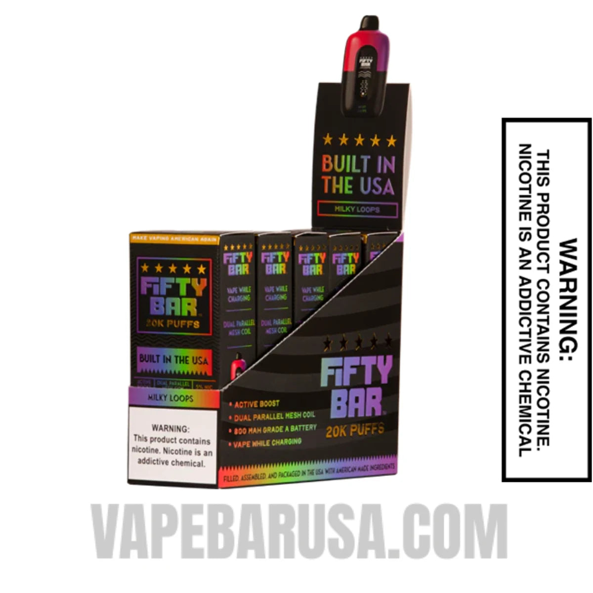Milky Loops Fifty Bar 20k Disposable Vape With Bundle Pack Milky Loops Fifty Bar 20k Disposable Vape With Bundle Pack