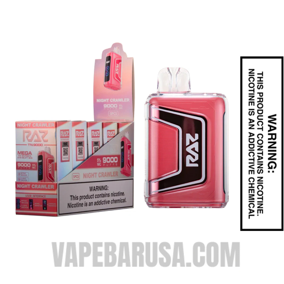 Night Crawler RAZ TN9000 Disposable Vape Night Crawler RAZ TN9000 Disposable Vape