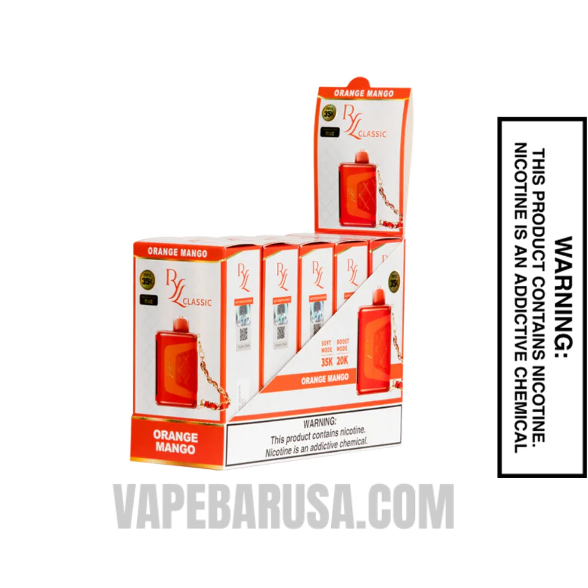 Orange Mango RAZ RYL Disposable Vape with Bundle Pack Orange Mango RAZ RYL Disposable Vape with Bundle Pack