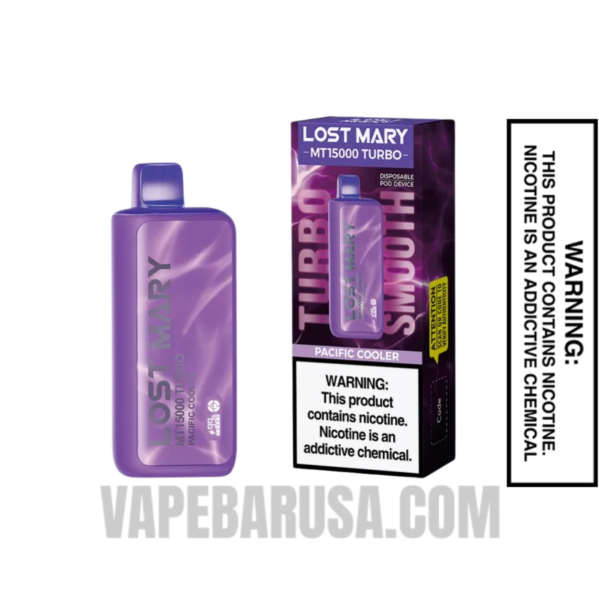 Pacific Cooler Lost Mary MT15000 Disposable Vape With Package Box Pacific Cooler Lost Mary MT15000 Disposable Vape With Package Box