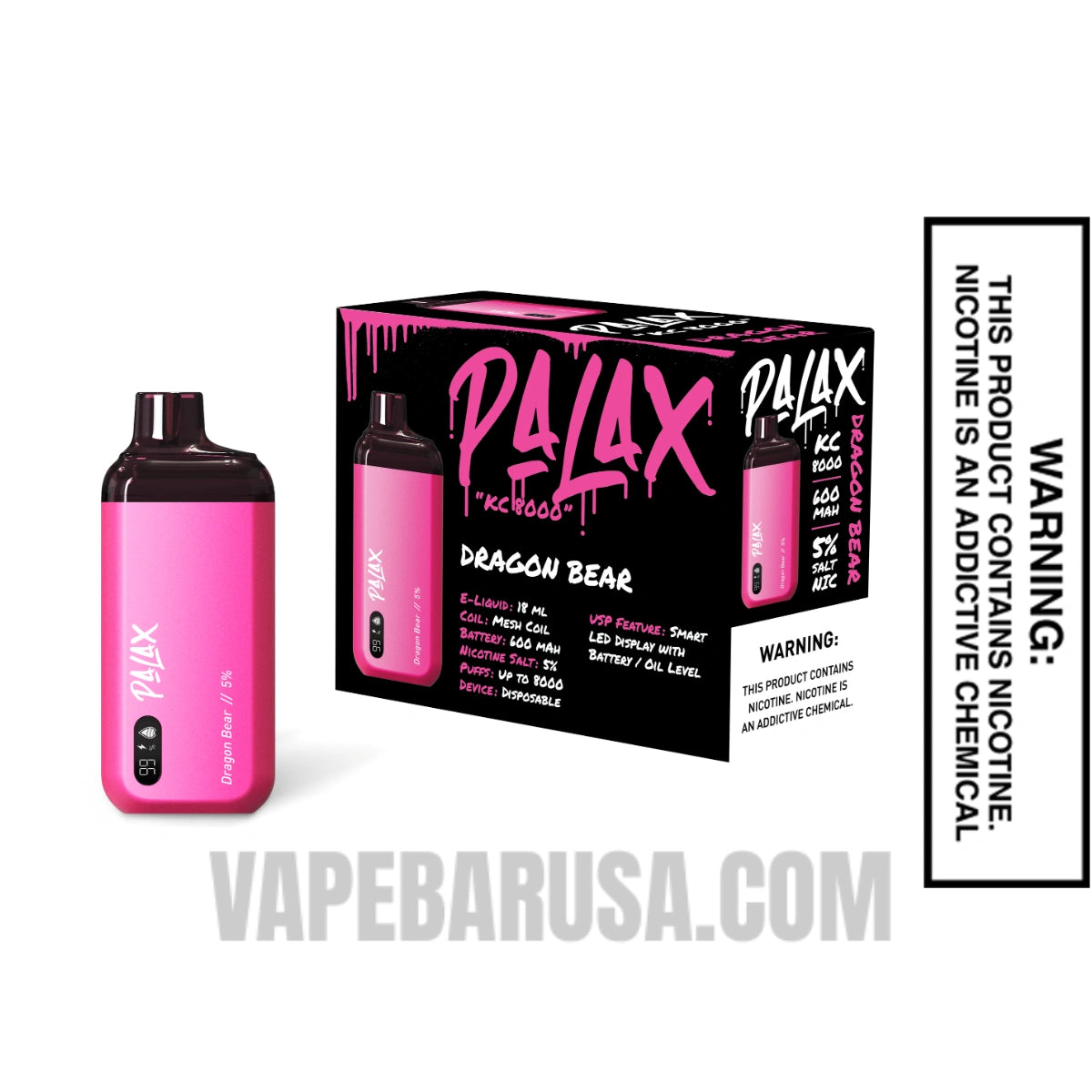 Palax Dragon Bear KC8000 Disposable Vape Palax Dragon Bear KC8000 Disposable Vape