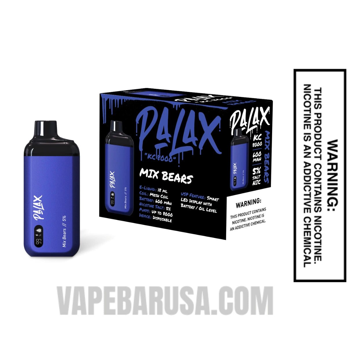 Palax Mix Bears KC8000 Disposable Vape With Bundle Pack Palax Mix Bears KC8000 Disposable Vape With Bundle Pack