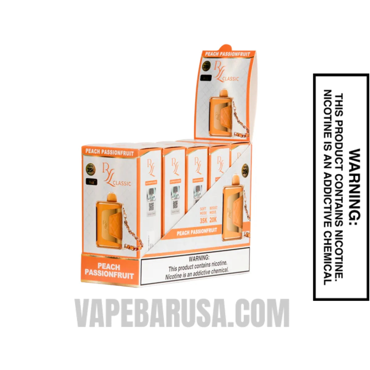 Peach Passionfruit RAZ RYL Disposable Vape with Bundle Pack Peach Passionfruit RAZ RYL Disposable Vape with Bundle Pack