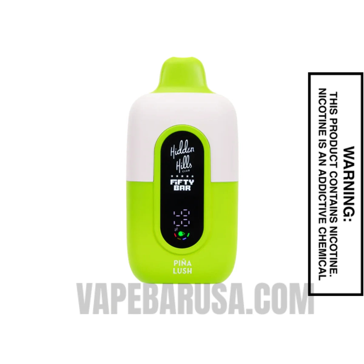 Pina Lush Hidden Hills X Fifty Bar 20K Vape Pina Lush Hidden Hills X Fifty Bar 20K Vape