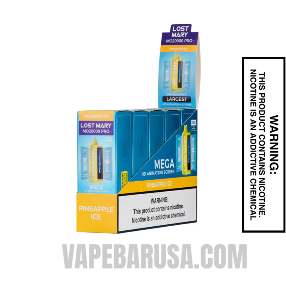 Pineapple Ice Lost Mary MO20000 Disposable Vape With bundle Pack Pineapple Ice Lost Mary MO20000 Disposable Vape With bundle Pack