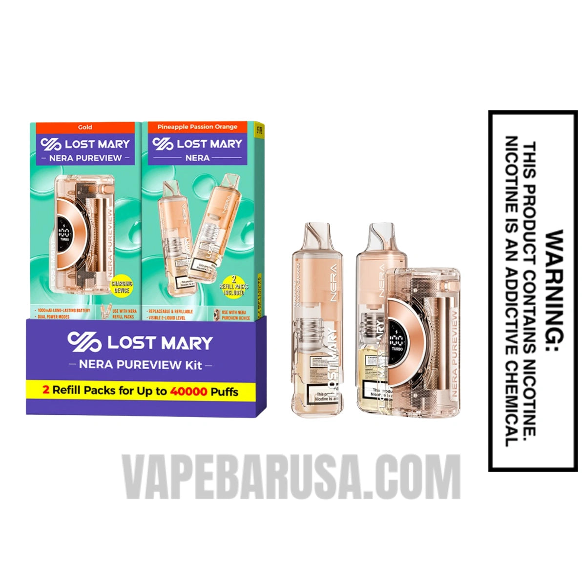 Pineapple Passion Orange Lost Mary Nera Pureview 40K Kit With Package Box
Pineapple Passion Orange Lost Mary Nera Pureview 40K Kit With Package Box