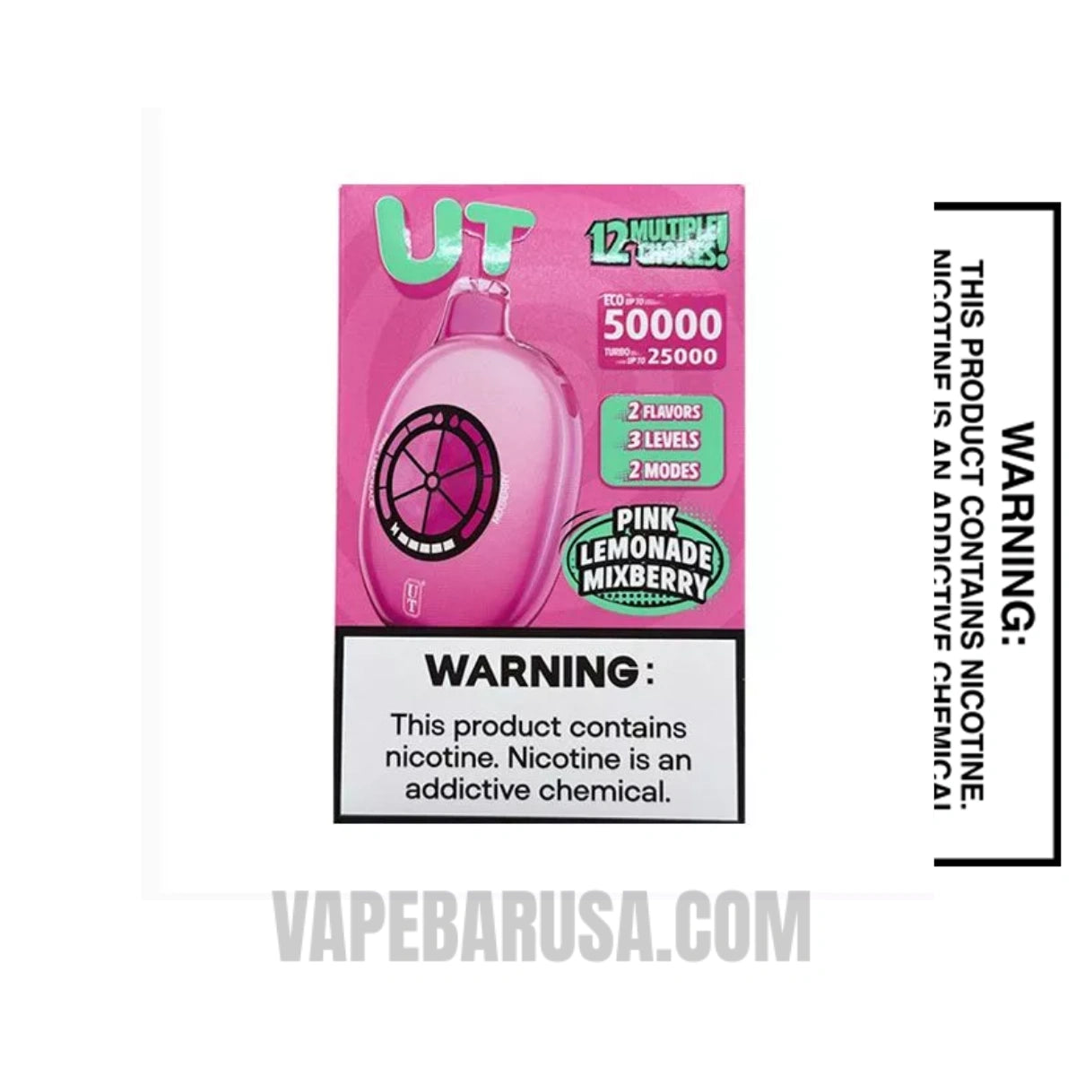 Pink Lemonade/Mix Berry Flum UT Bar 50K Disposable Vape With Package Box Pink Lemonade/Mix Berry Flum UT Bar 50K Disposable Vape With Package Box