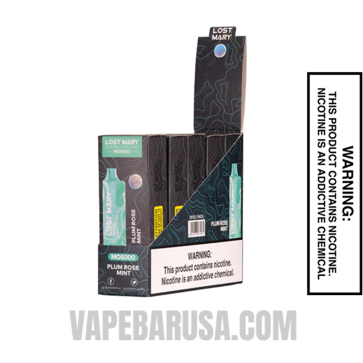 Plum Rose Mint Lost Mary MO5000 Disposable Vape With bundle Box Plum Rose Mint Lost Mary MO5000 Disposable Vape With bundle Box